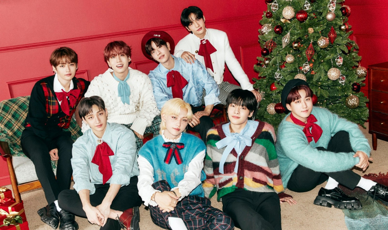 Stray Kids, um dos grupos com músicas de kpop de natal