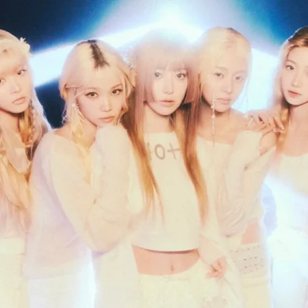 Le Sserafim, um dos grupo de kpop com a letra L