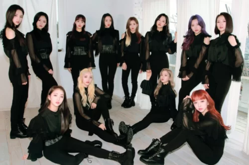 Loona, um dos grupos de kpop com a letra L