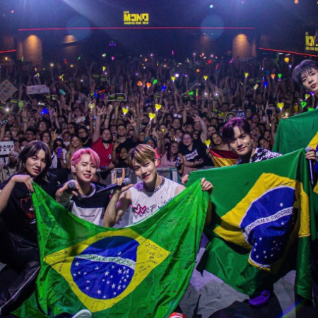 MCND, um dos grupos de kpop que vieram para o Brasil