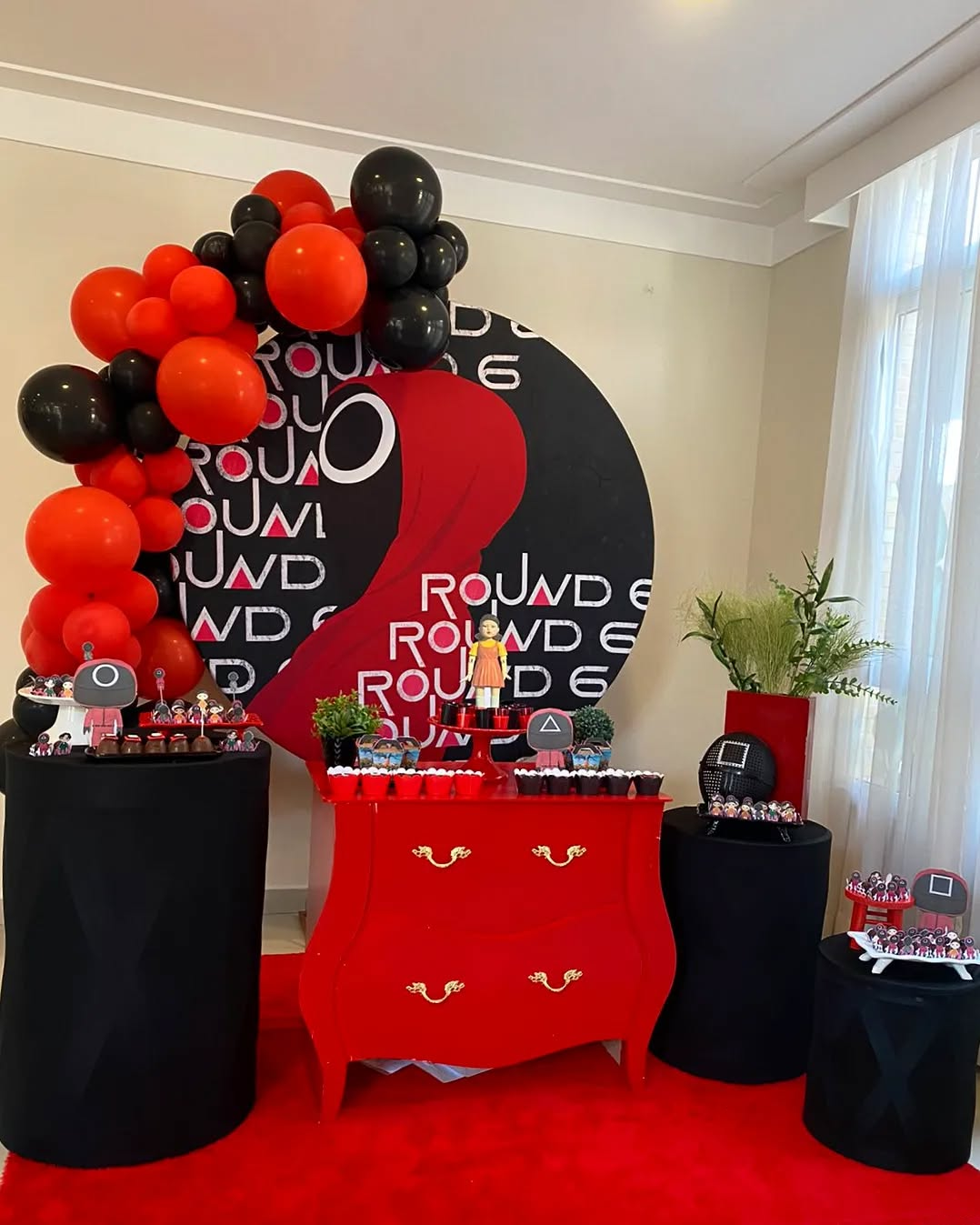 Decoração de festa de kdrama