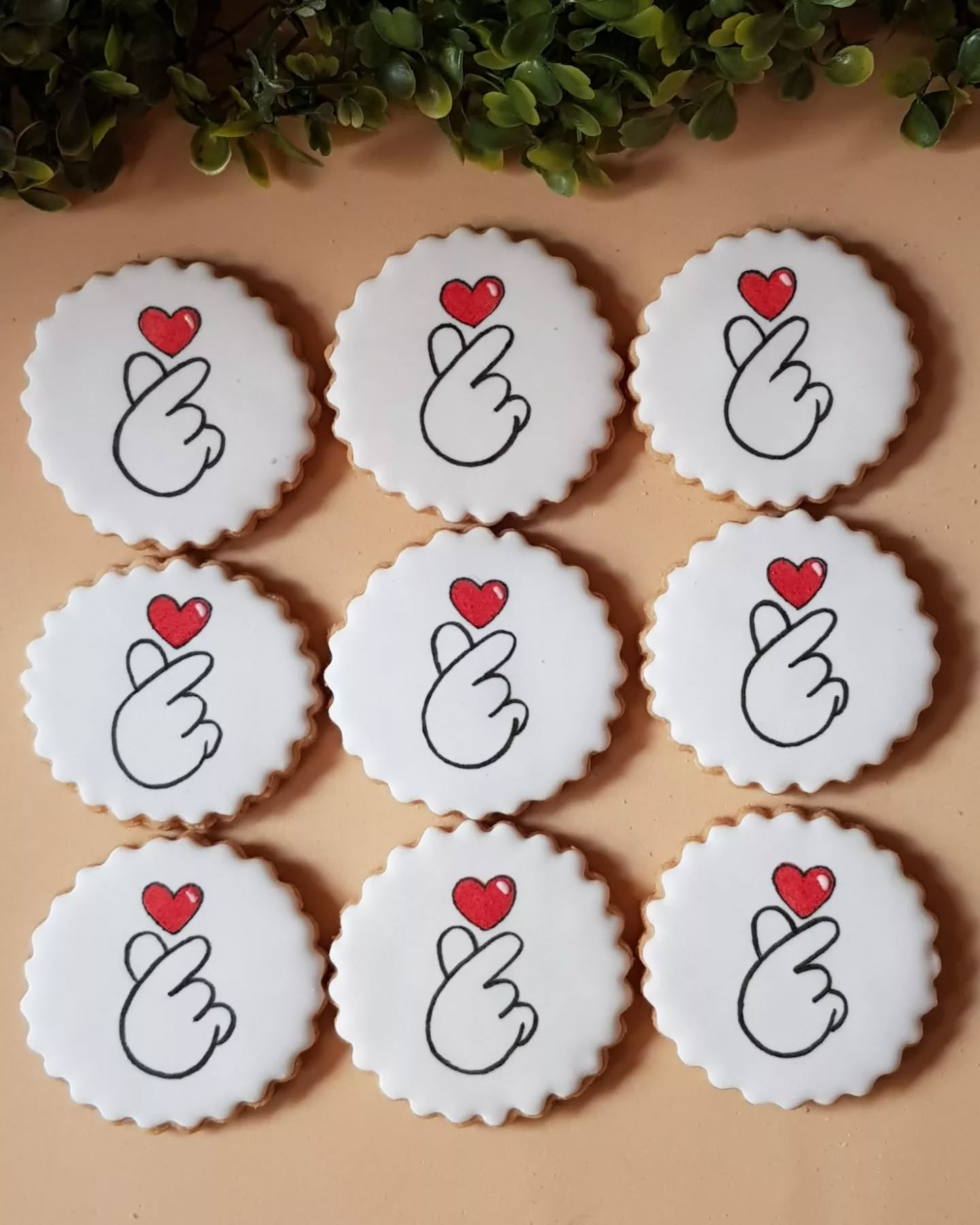 Biscoitos para festa de kdrama