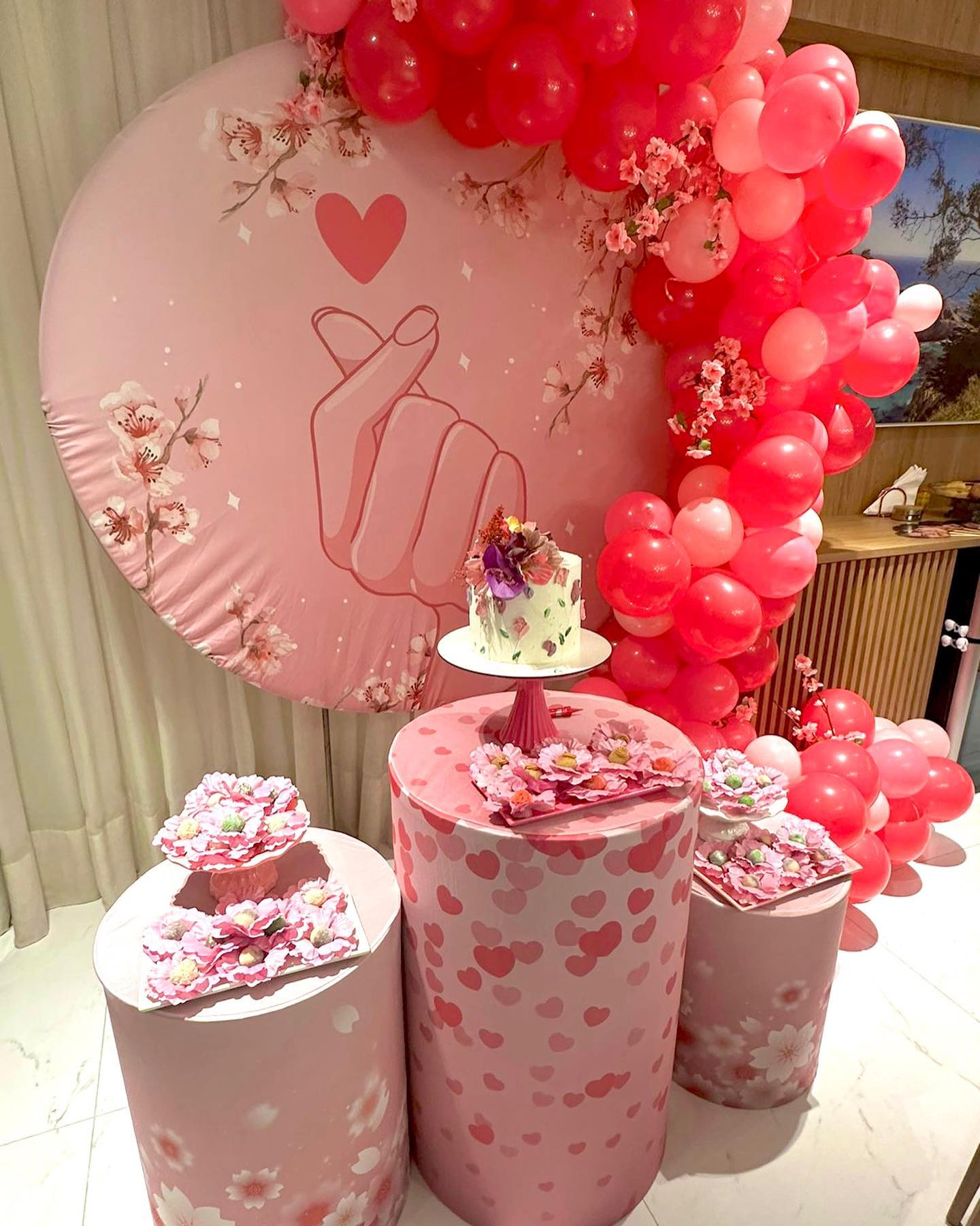 Decoração de festa de kdrama