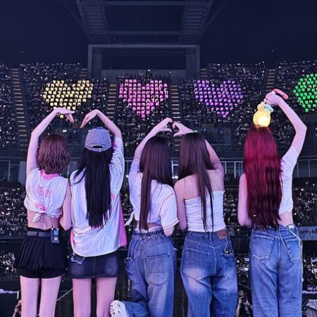 Red Velvet em uma das fotos de shows de kpop