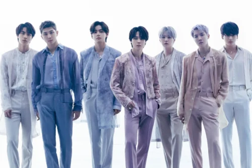 O grupo de kpop BTS