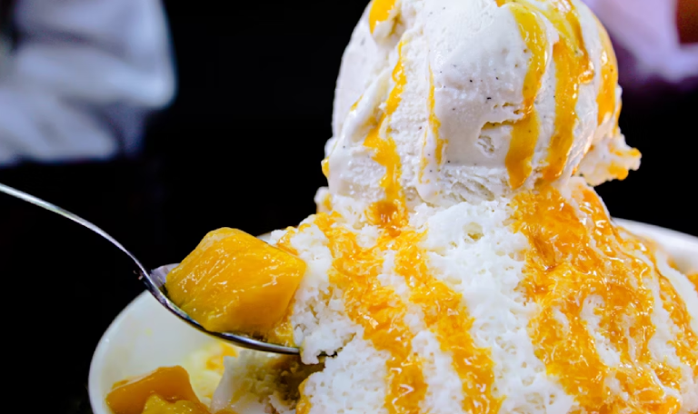 Bingsu, um dos doces coreanos mais populares