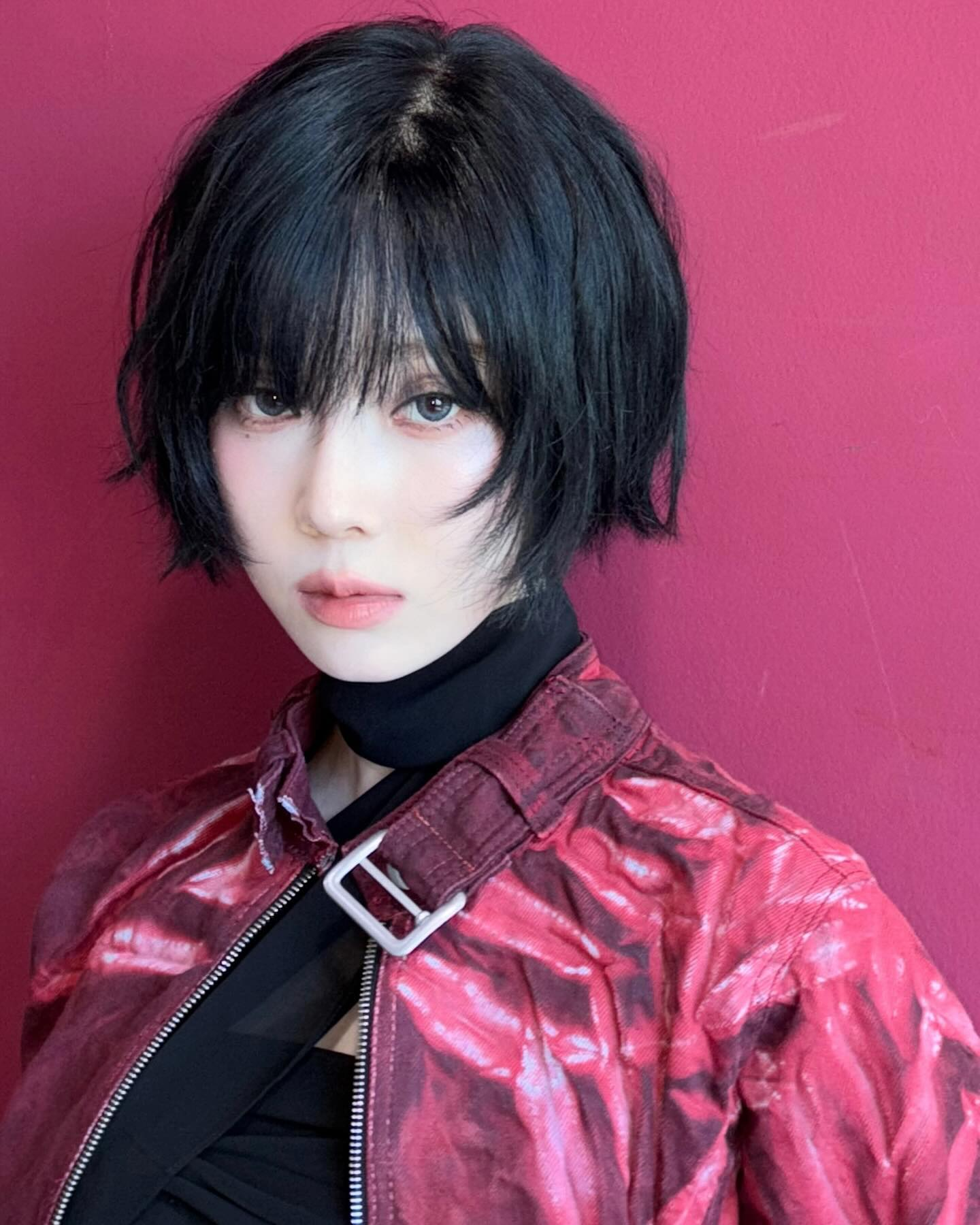 A Winter, do aespa, é outra das idols com franjinha