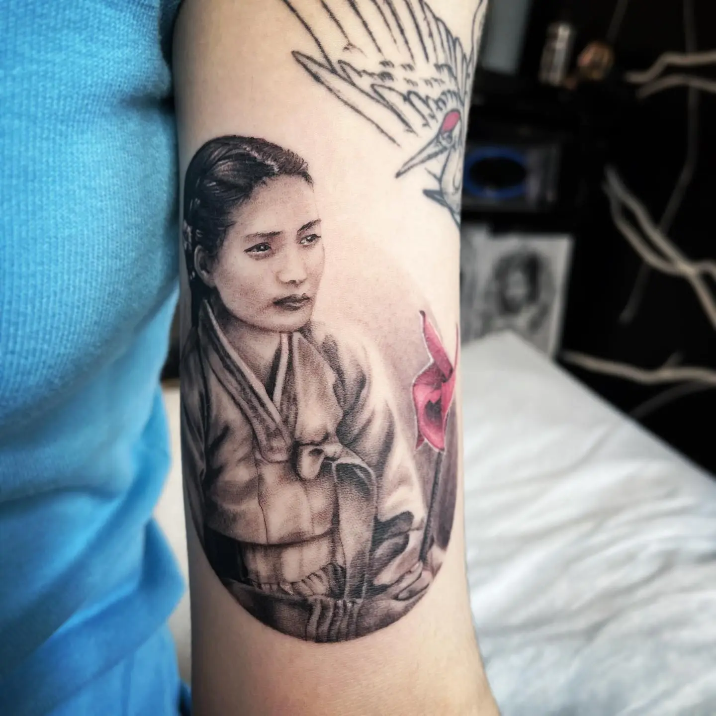 Uma das tatuagens de kdramas de Mr Sunshine