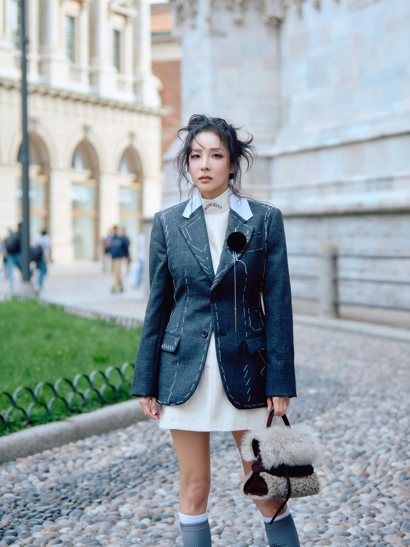 Dara (2NE1), uma das celebridades coreanas na MFW SS26