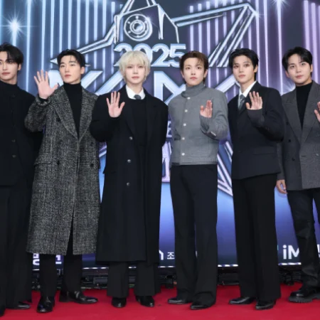 Ateez, um dos grupos vencedores do Korea Grand Music Awards de 2025