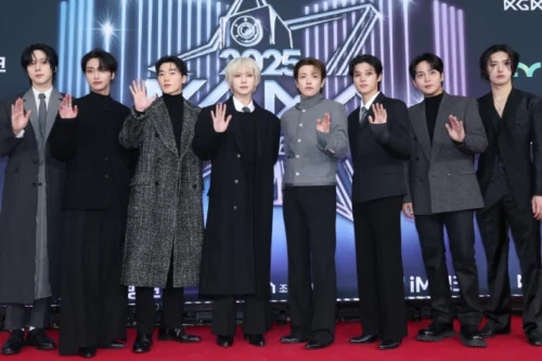 Ateez, um dos grupos vencedores do Korea Grand Music Awards de 2025