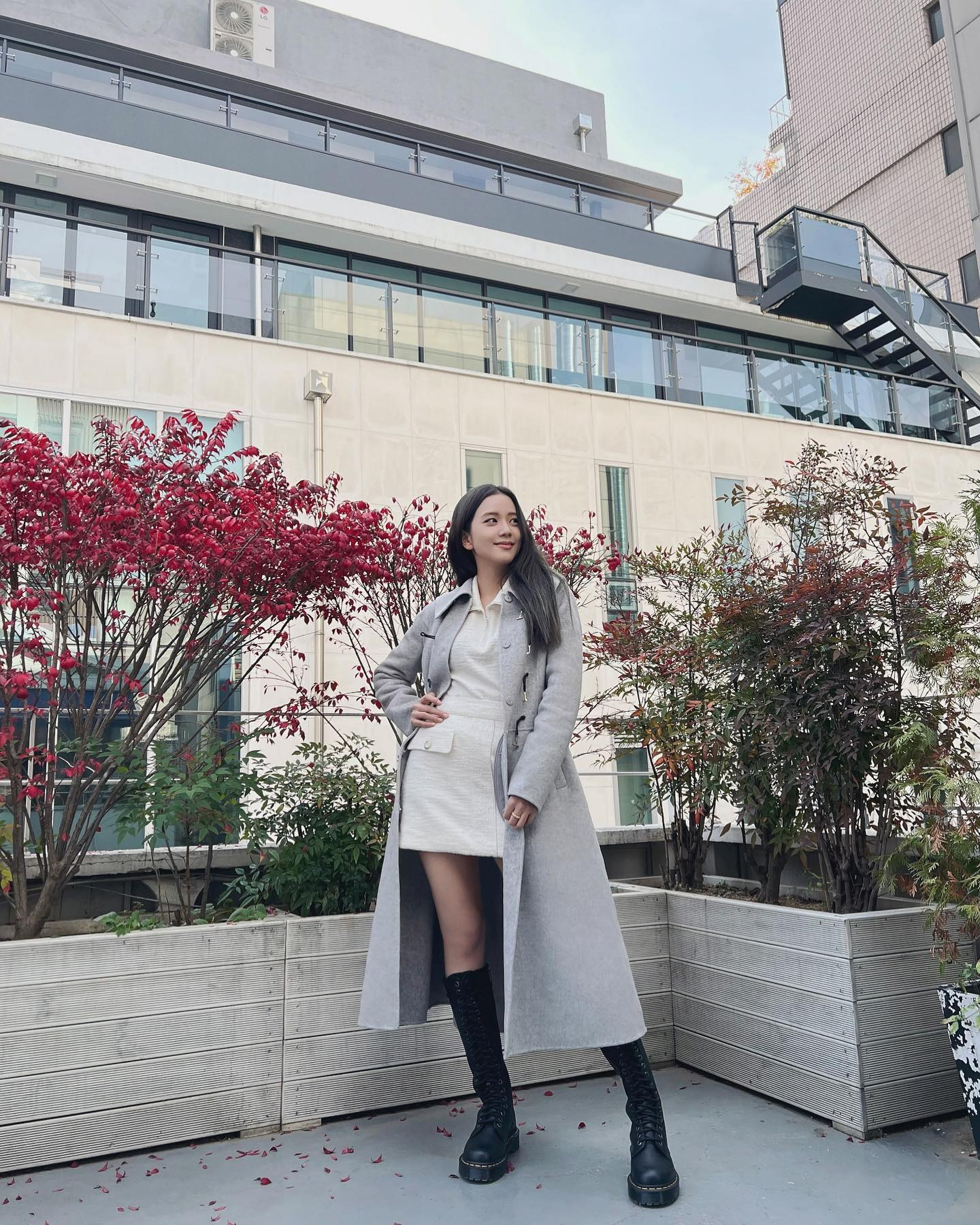 O estilo da Jisoo no inverno