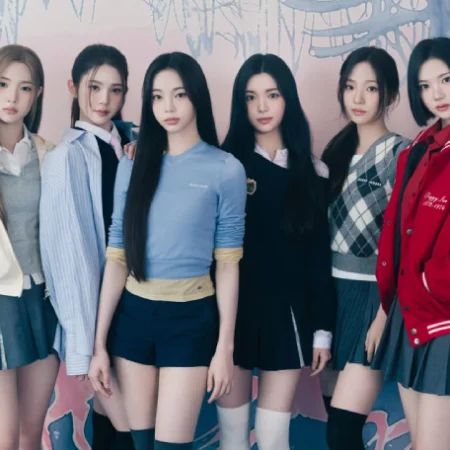 O Hearts2Hearts é um dos grupos de kpop com 8 integrantes