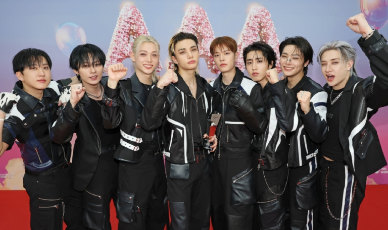 Stray Kids, um dos vencedores do Asia Artist Awards de 2025
