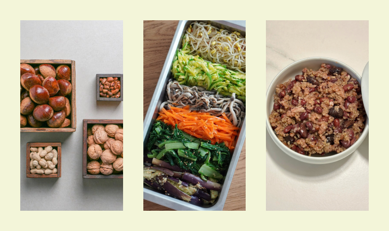 Comidas servidas no Daeboreum