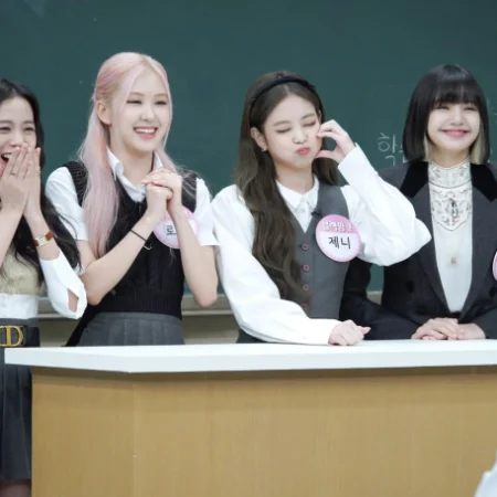 O Blackpink participando de um dos programas coreanos mais famosos, o Knowing Bros