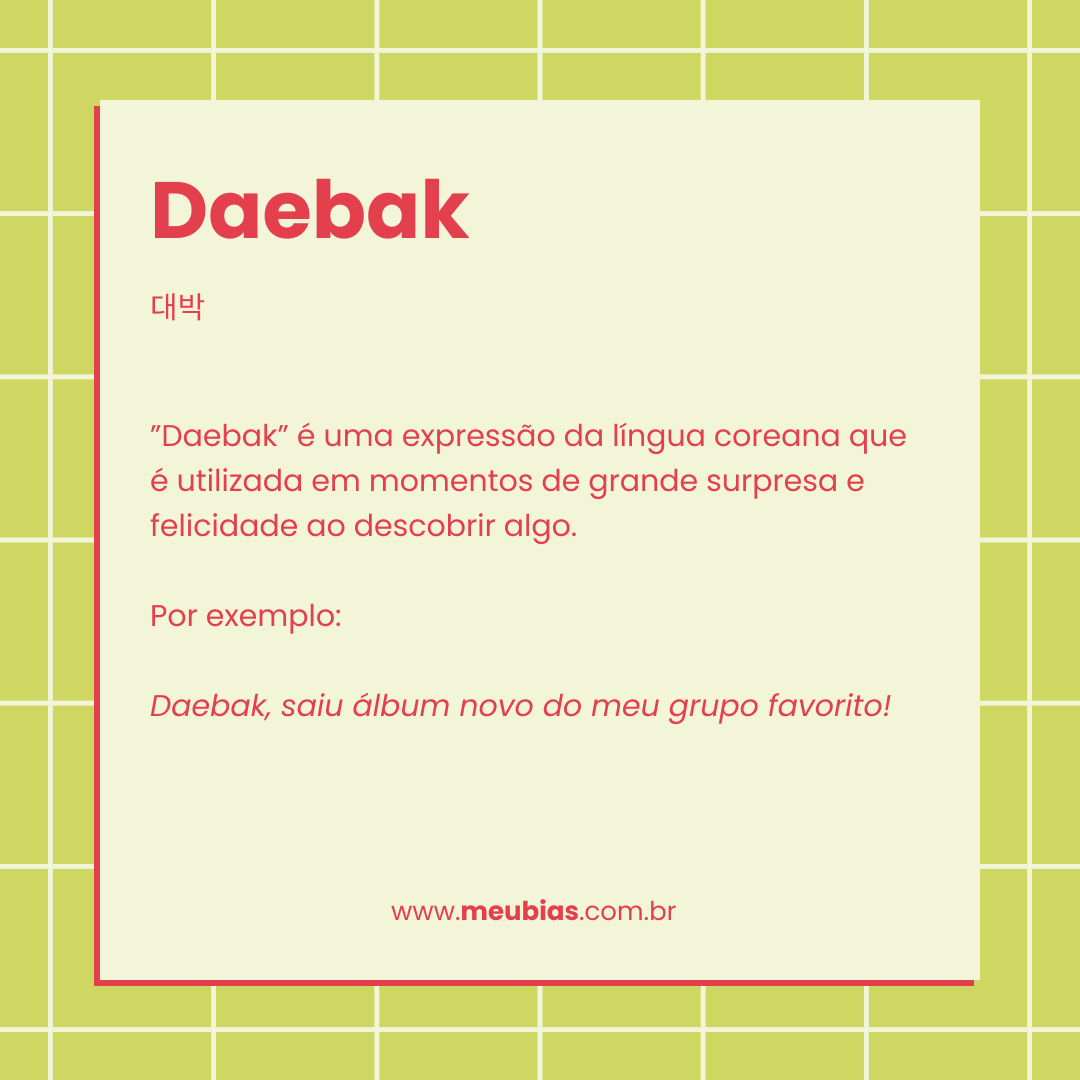 Significado de daebak