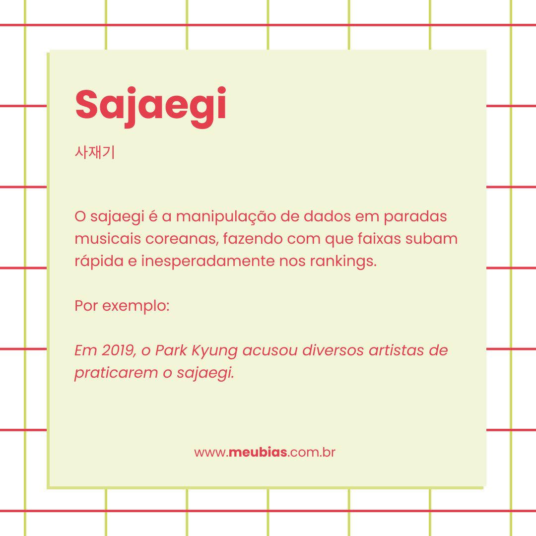 O significado de sajaegi explicado pelo Meu Bias